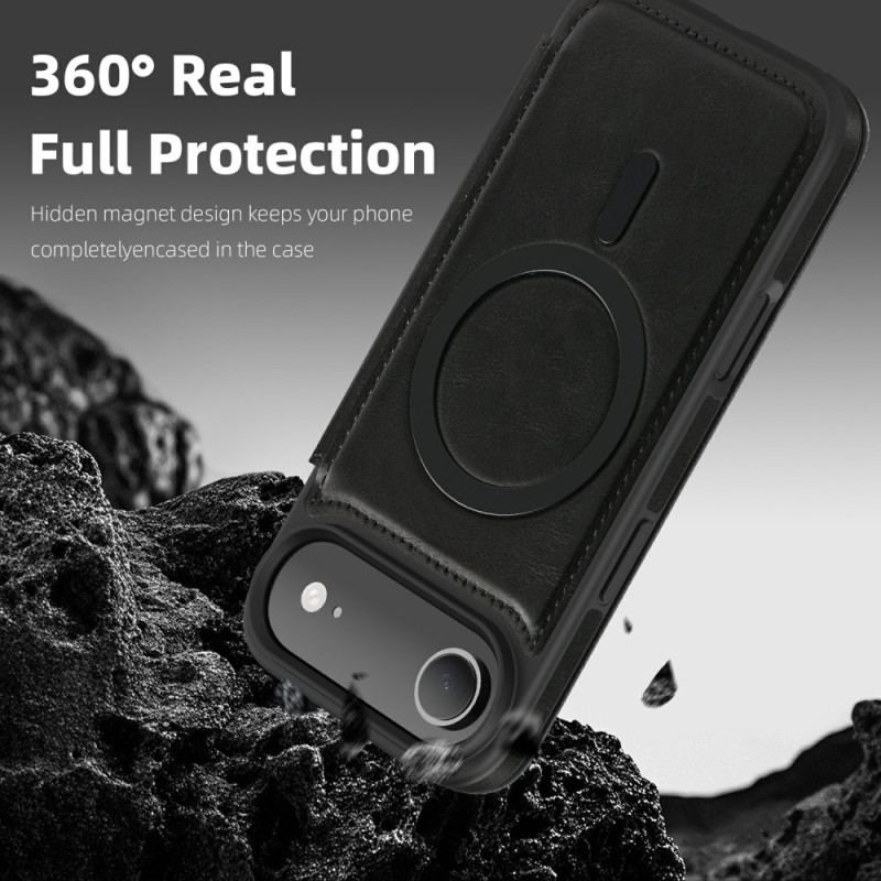 Flip Cover iPhone Air Compatible MagSafe avec Porte-Cartes RFID