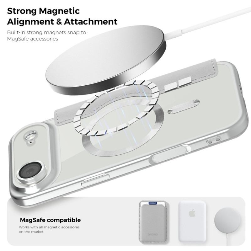 Flip Cover iPhone Air Compatible MagSafe Matellasée
