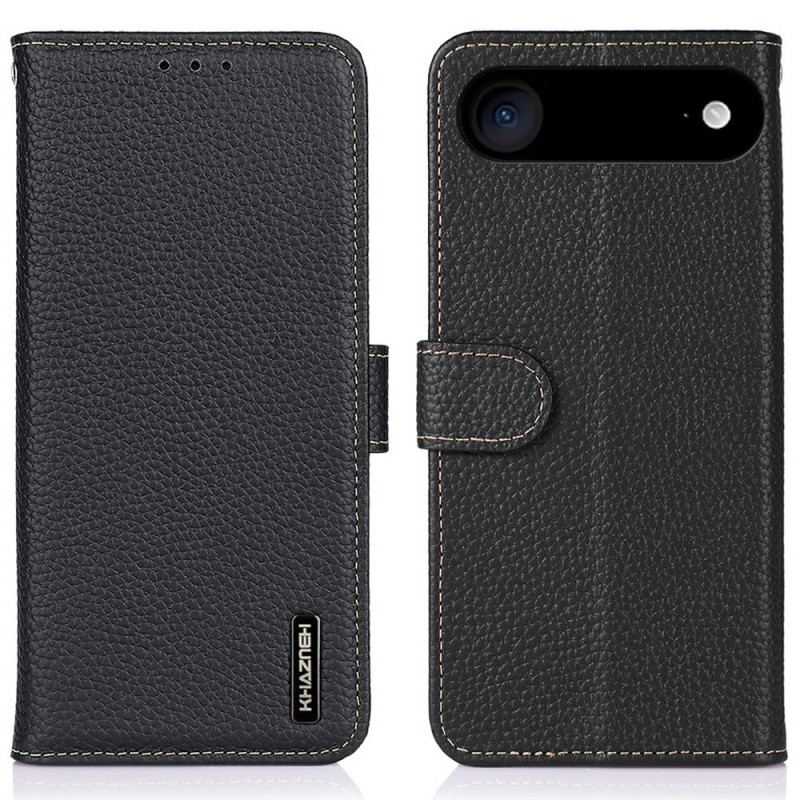 Housse iPhone Air Cuir Litchi KHAZNEH