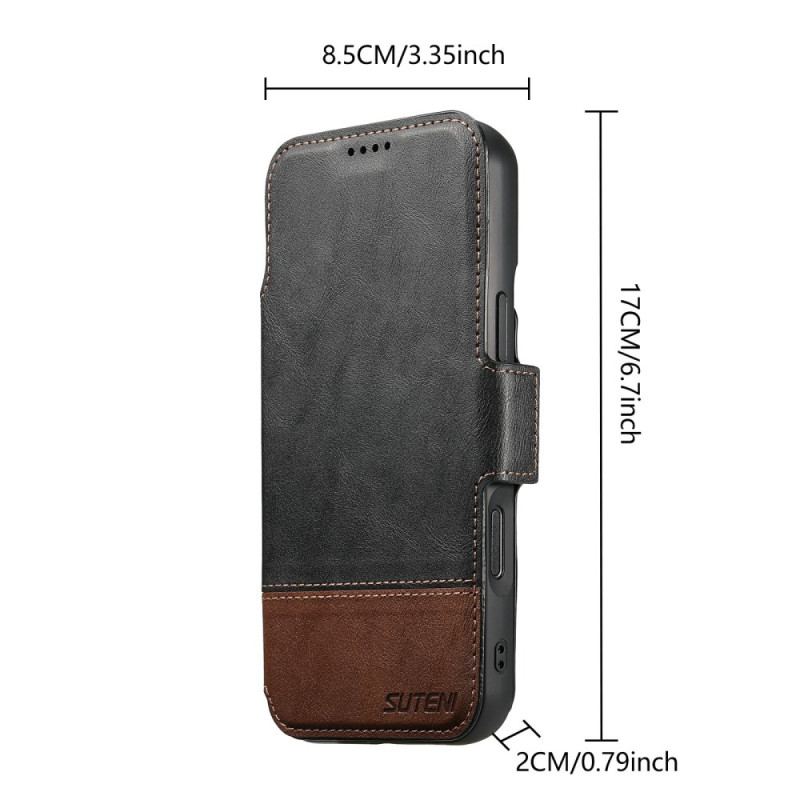 Housse iPhone Air Magsafe Bicolore Coque Détachable SUTENI