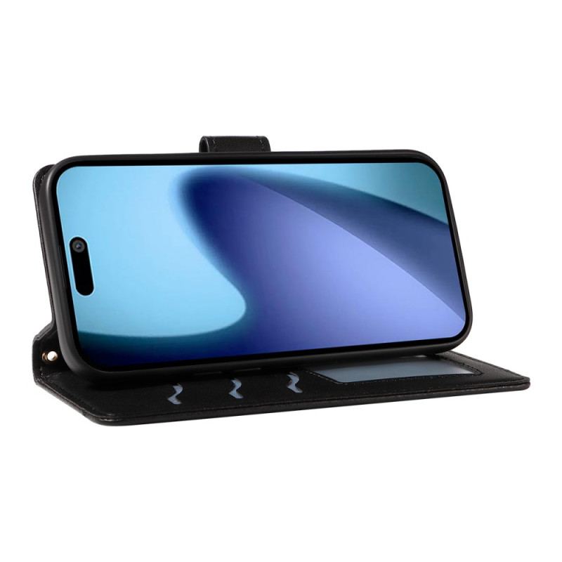 Housse iPhone Air Matelassée avec Lanière et Bandoulière