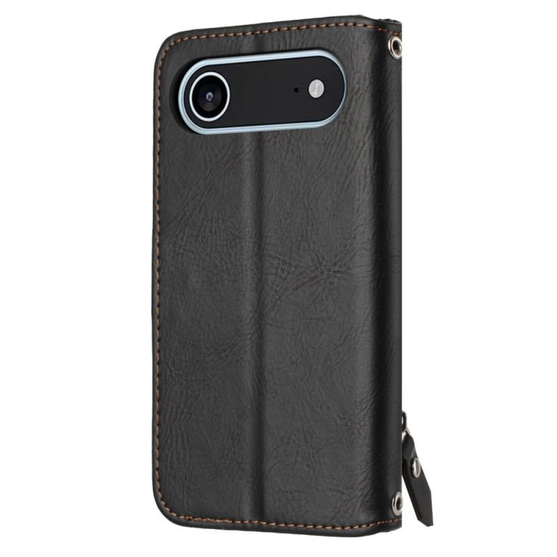 Housse iPhone Air Portefeuille Rétro