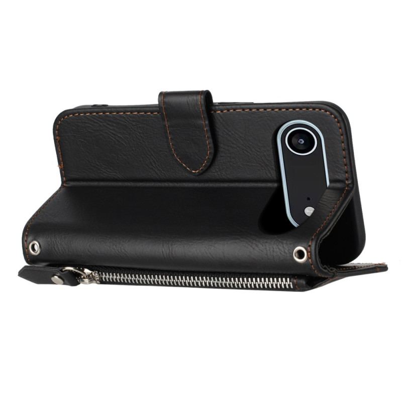 Housse iPhone Air Portefeuille Rétro