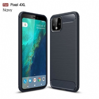 Coque Google Pixel 4 XL Fibre Carbone Brossée