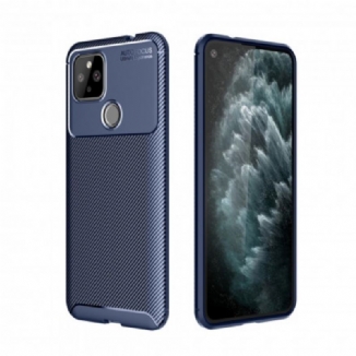 Coque Google Pixel 4a 5G Flexible Texture Fibre Carbone