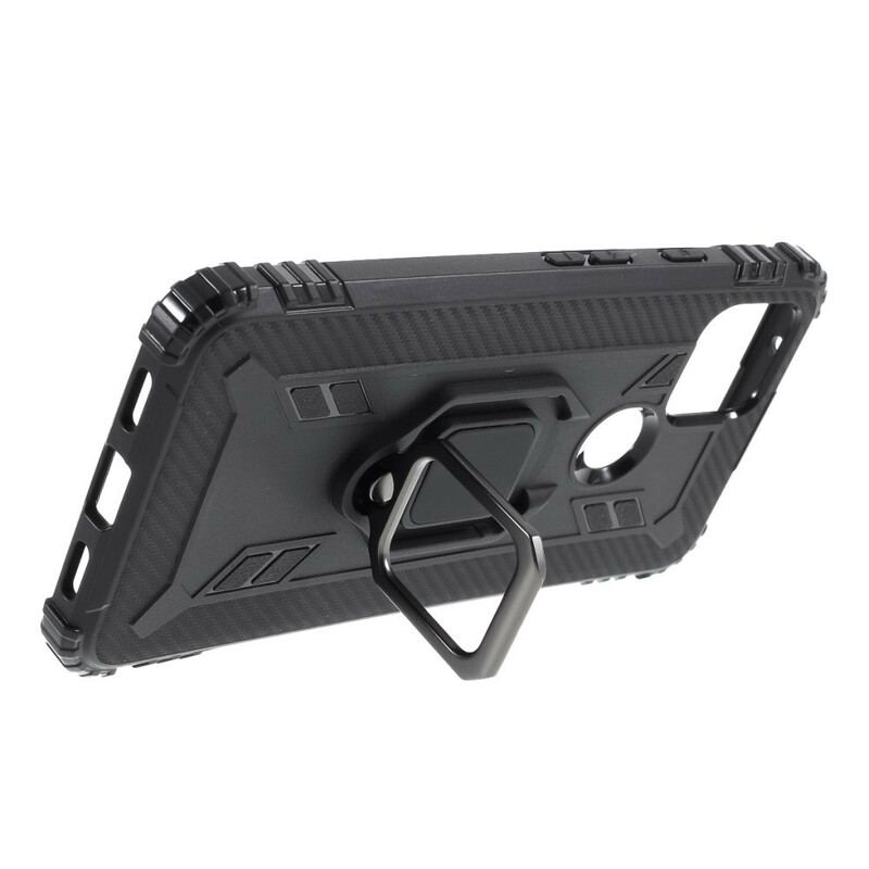 Coque Google Pixel 4a 5G Ring et Fibre Carbone