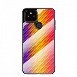Coque Google Pixel 4a 5G Verre Trempé Fibre Carbone