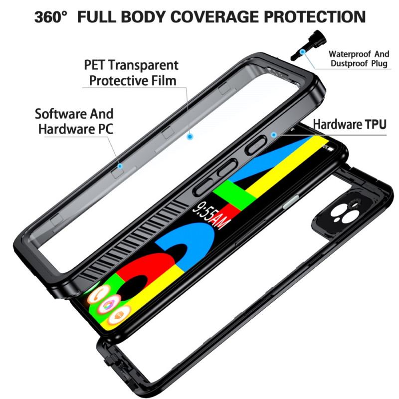 Coque Google Pixel 4a 5G Waterproof 2m avec Grip