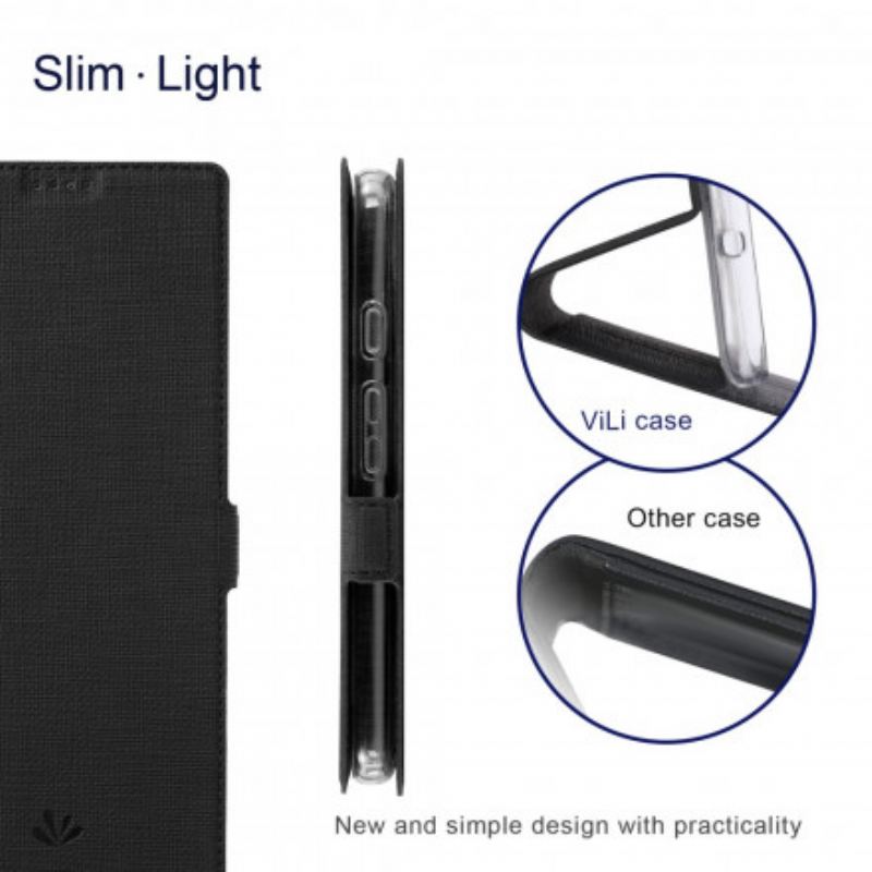 Flip Cover Google Pixel 4a 5G Texturée VILI DMX