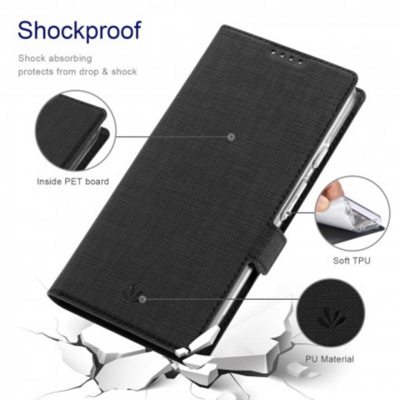 Flip Cover Google Pixel 4a 5G Texturée VILI DMX