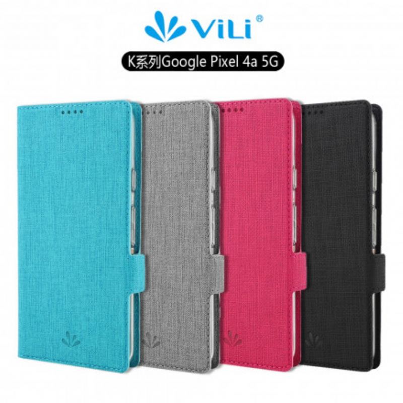 Flip Cover Google Pixel 4a 5G Texturée VILI DMX