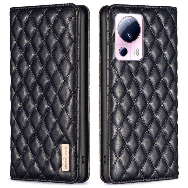 Flip Cover Xioami 13 Lite Binfen Color Style Matelassé