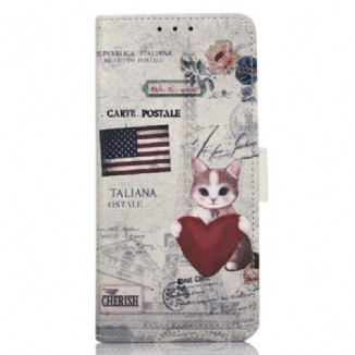 Housse Xiaomi 13 Lite Chat Voyageur