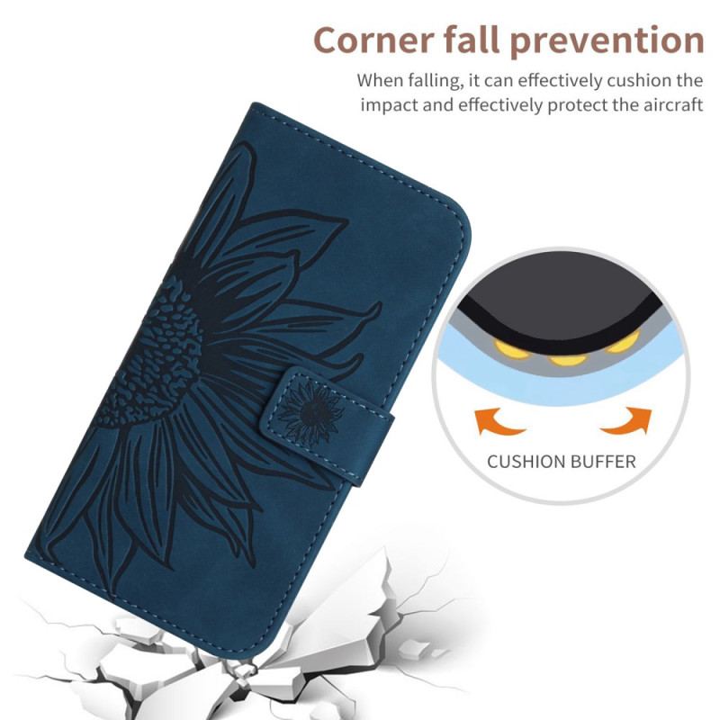 Housse Xiaomi 13 Lite Fleur avec Bandoulière