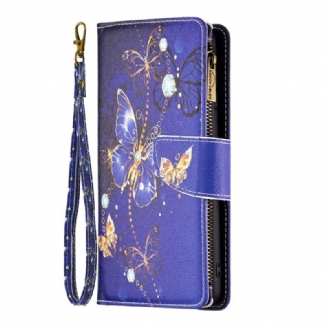 Housse Xiaomi 13 Lite Portefeuille Papillons