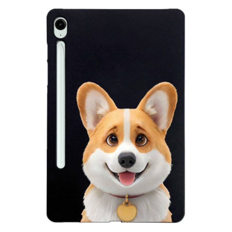 Coque Samsung Galaxy Tab S10 FE / S9 / S9 FE Motif Corgi