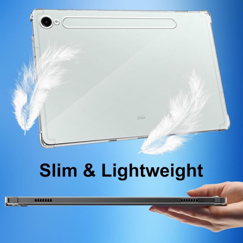 Coque Samsung Galaxy Tab S10 FE / S9 FE Transparente avec 2 Protecteurs Écran en Verre Trempé
