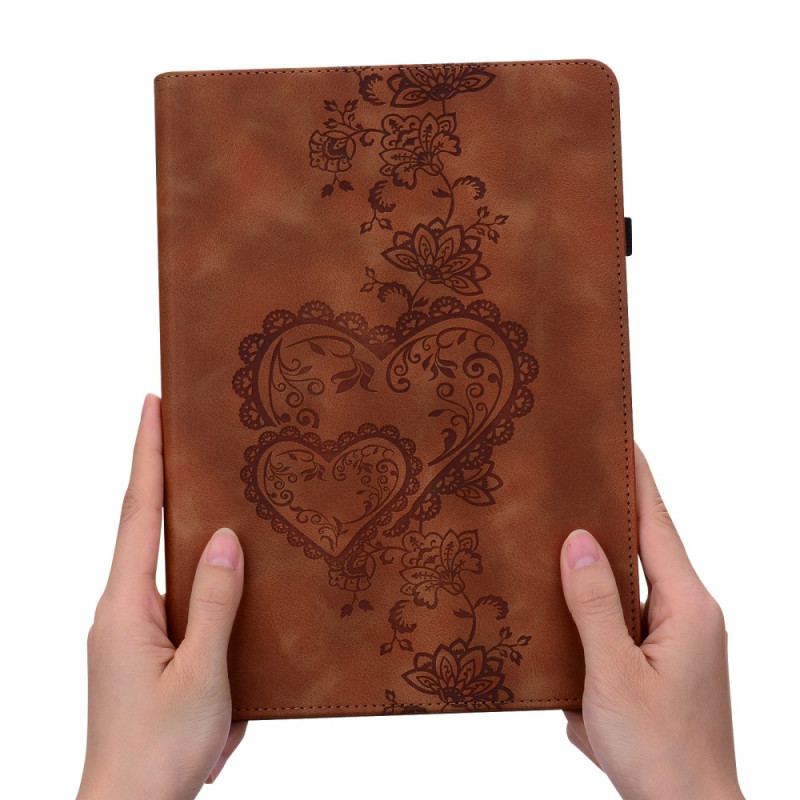 Étui Samsung Galaxy Tab S10 FE / S9 / S9 FE Coeurs