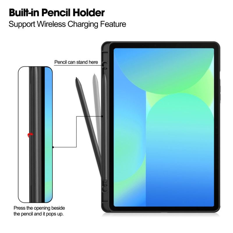 Étui Samsung Galaxy Tab S10 FE / S9 FE Effet Cuir