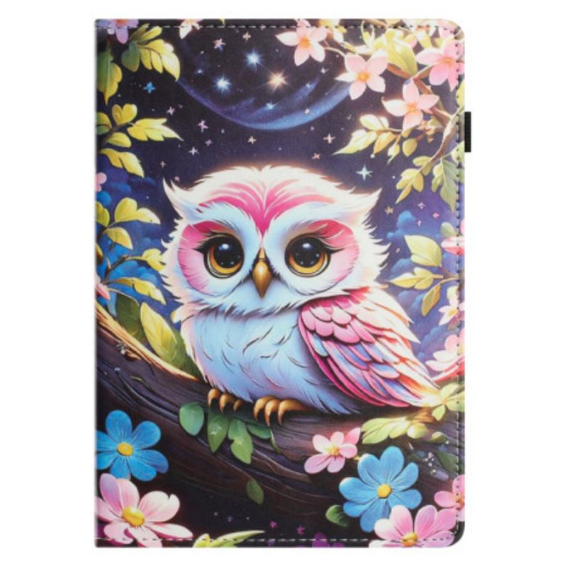 Étui Samsung Galaxy Tab S10 FE / S9 / S9 FE Motif Hibou