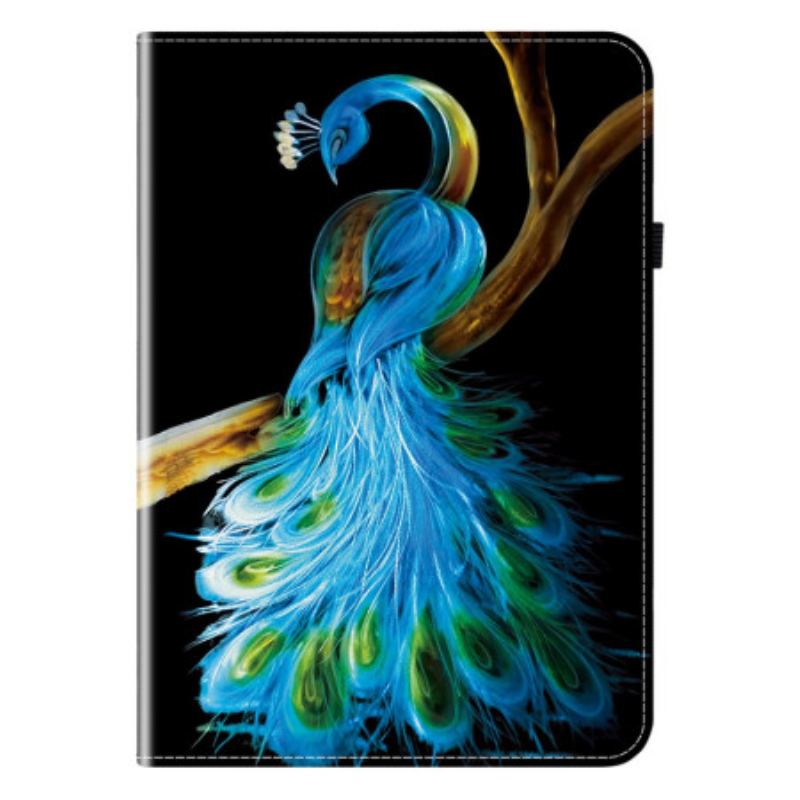 Étui Samsung Galaxy Tab S10 FE / S9 / S9 FE Motif Paon
