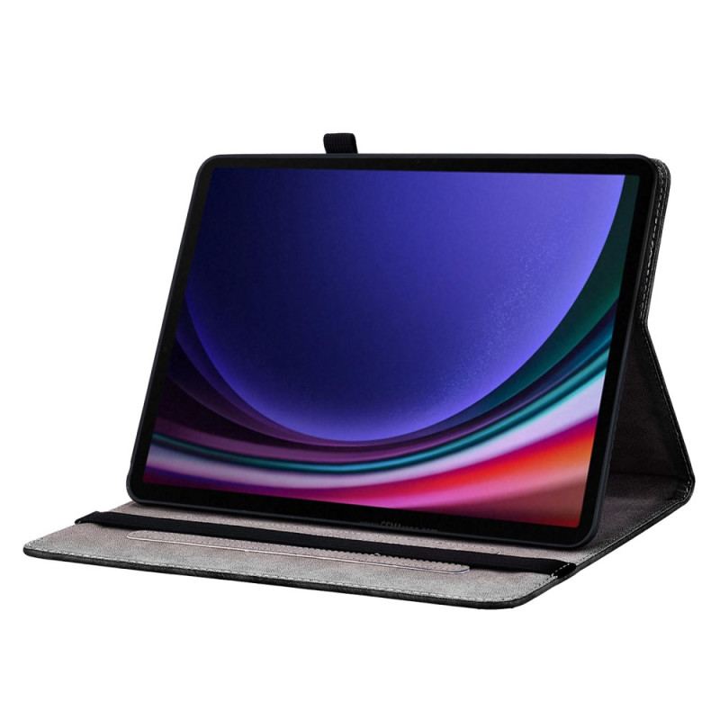 Étui Samsung Galaxy Tab S10 FE / S9 / S9 FE Orchidée Noire