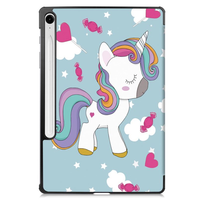 Smart Case Samsung Galaxy Tab S10 FE Licorne