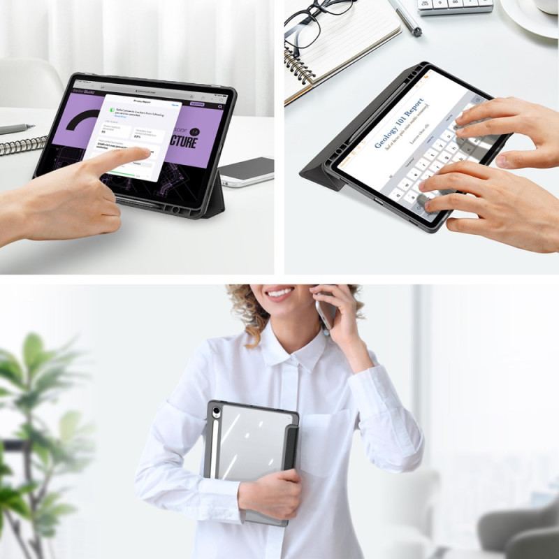 Smart Case Samsung Galaxy Tab S10 FE / S9 FE / S9 TOBY Series DUX DUCIS