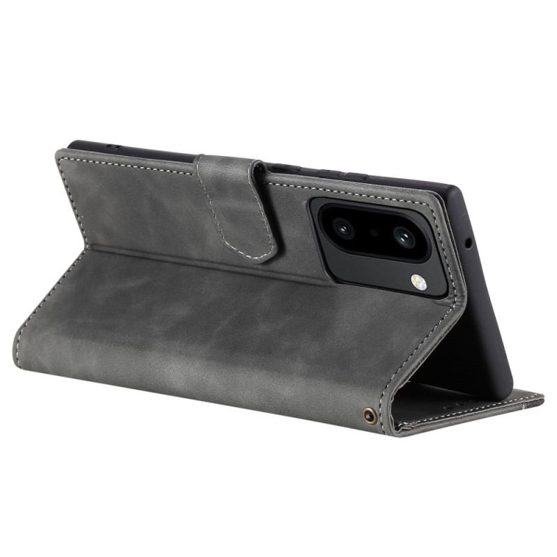 Housse OnePlus 15R 5G Rétro à Lanière