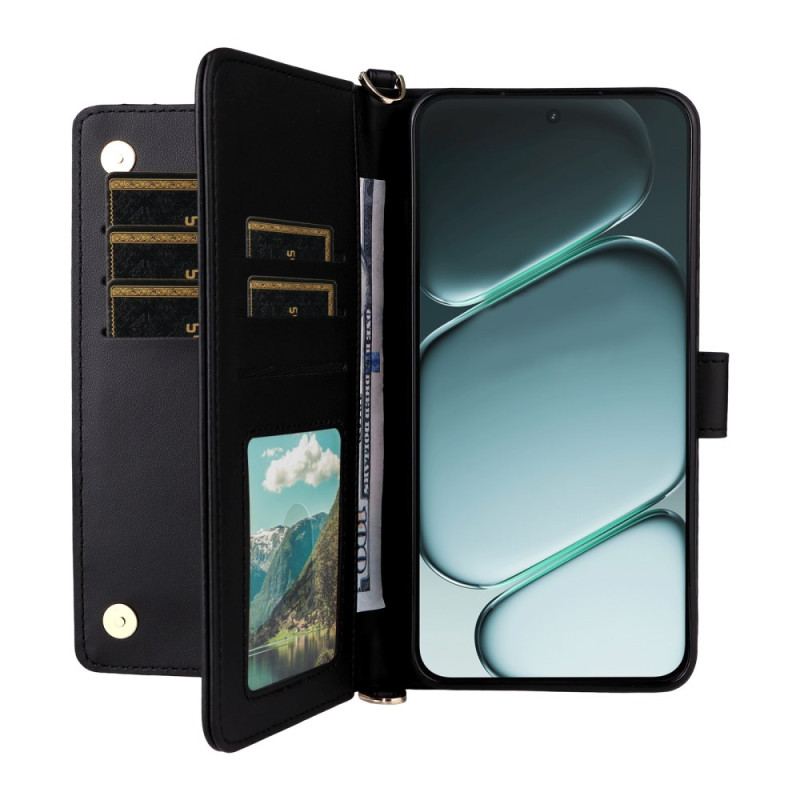 Housse OnePlus 15R 6 Porte-Cartes avec Sangles