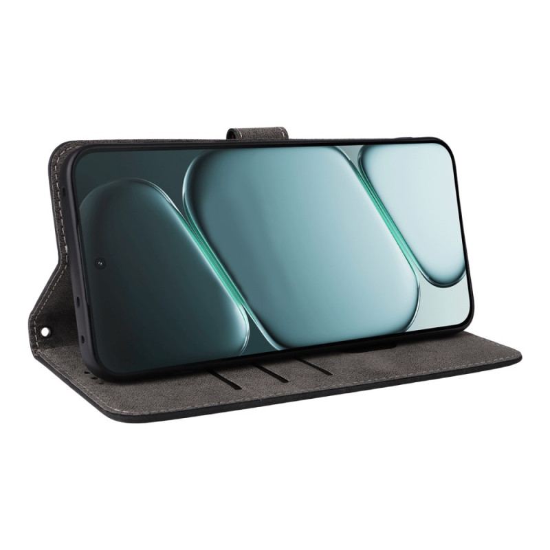 Housse OnePlus 15R Blocage RFID Effet Daim