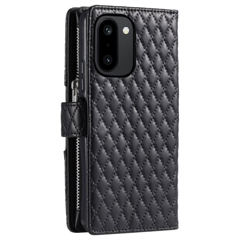 Housse OnePlus 15R Portefeuille Matelassée à Paillettes