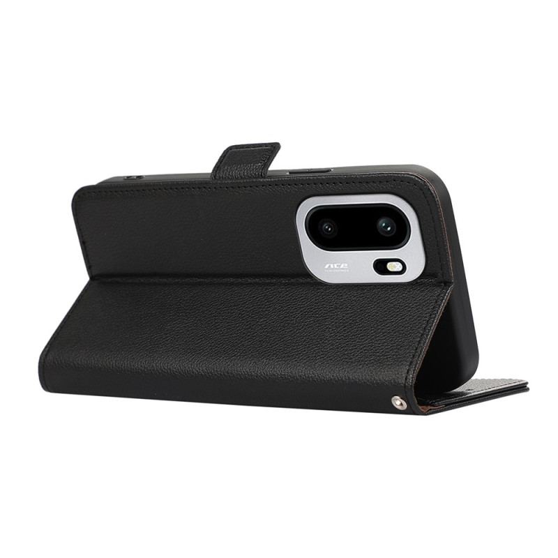 Housse OnePlus 15R Texture Litchi ABEEL