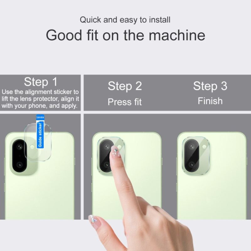 Lentille de Protection en Verre Trempé pour OnePlus 15R