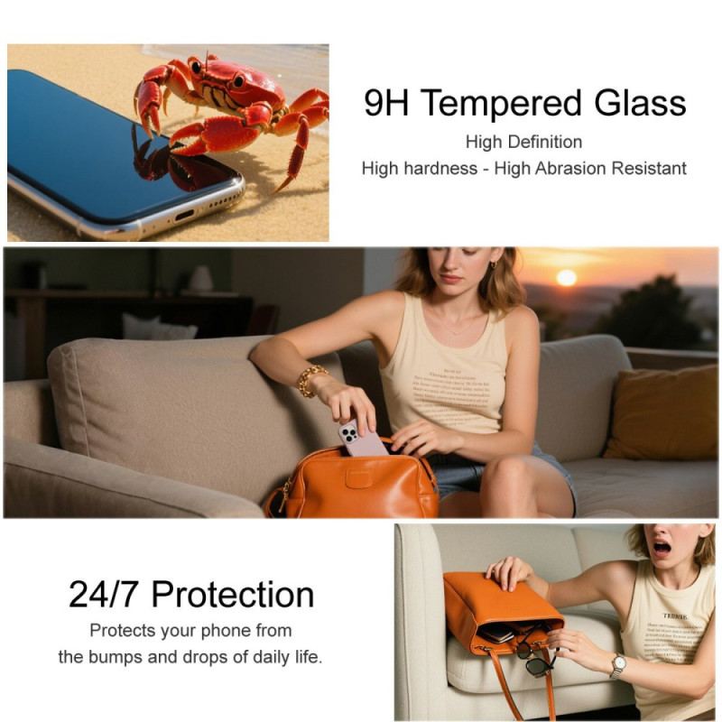 Protection en Verre Trempé pour Écran OnePlus 15R (compatible déverrouillage par empreinte)