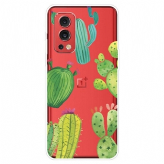 Coque OnePlus Nord 2 5G Cactus Aquarelle