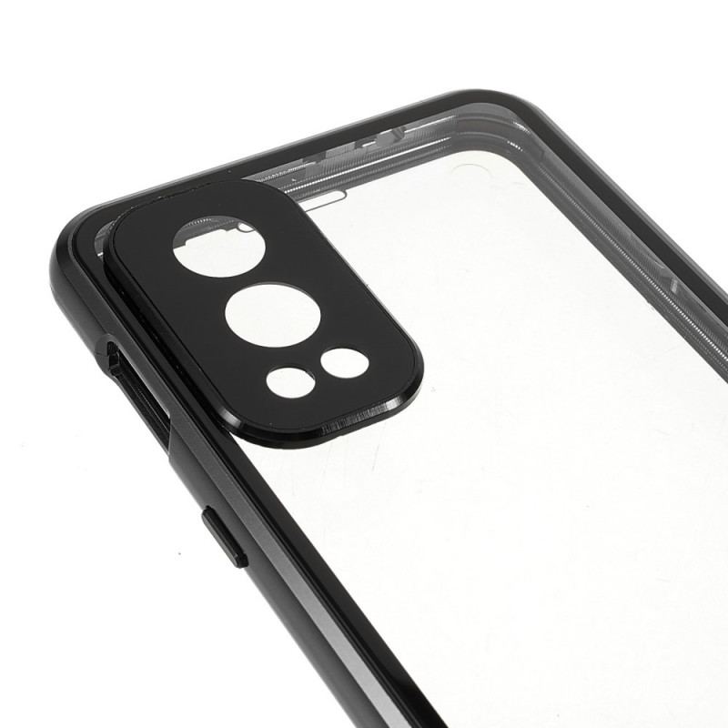 Coque OnePlus Nord 2 5G Deux Cotés Magnétique Verre Trempé et Métal