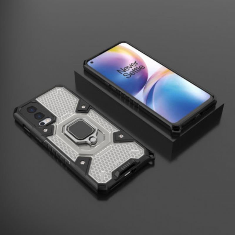 Coque OnePlus Nord 2 5G Nid d'Abeille avec Anneau