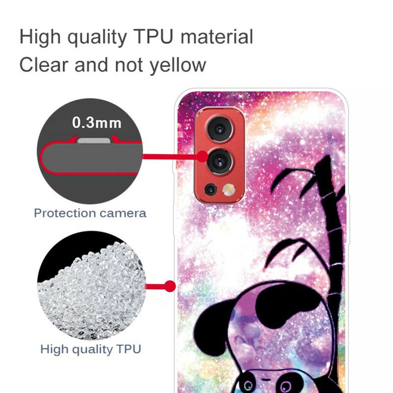 Coque OnePlus Nord 2 5G Panda et Bambou