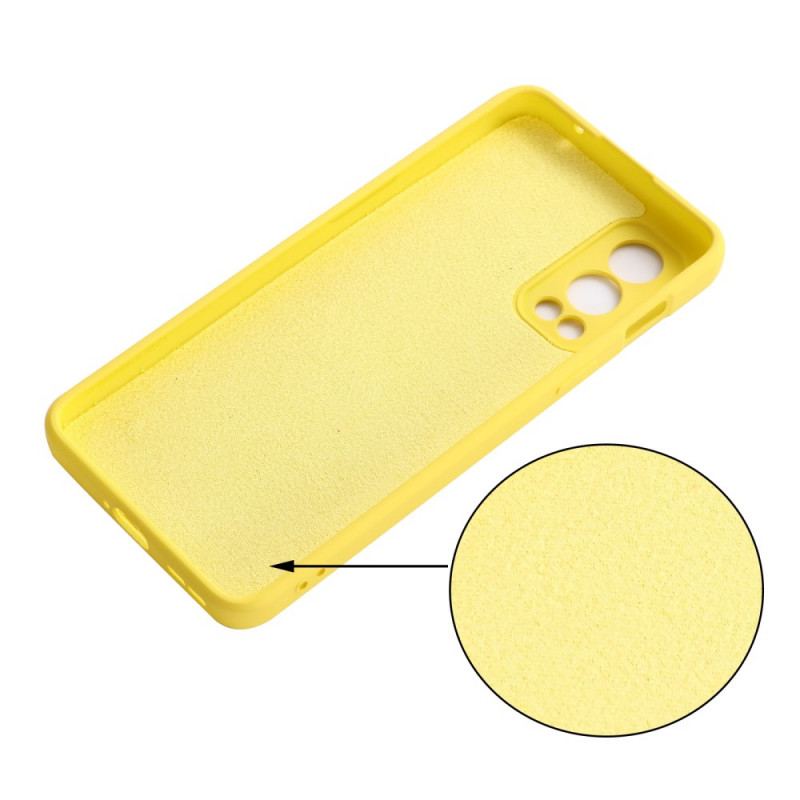 Coque OnePlus Nord 2 5G Silicone Liquide Avec Lanière