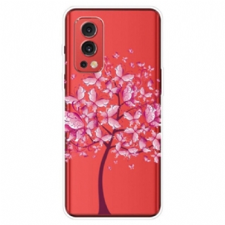 Coque OnePlus Nord 2 5G Transparente Arbre à Papillons