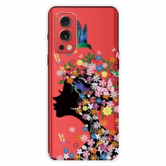 Coque OnePlus Nord 2 5G Transparente Chevelure Fleuri