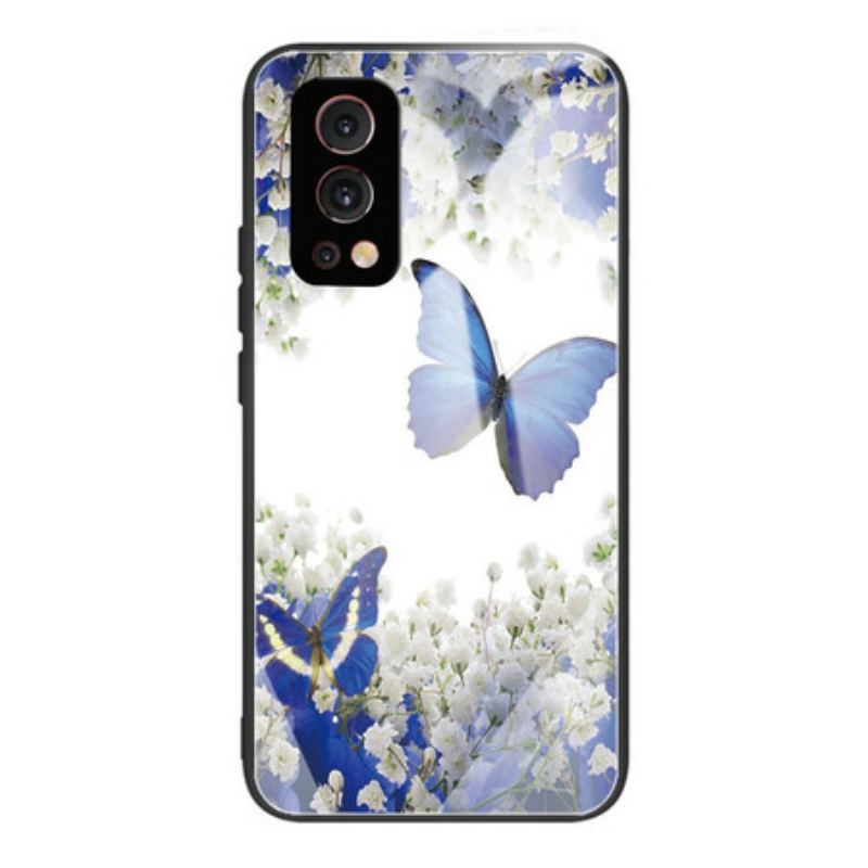 Coque OnePlus Nord 2 5G Verre Trempé Papillons Design