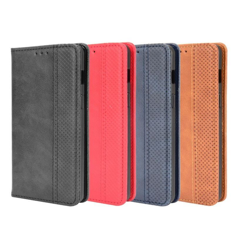 Flip Cover OnePlus Nord 2 5G Effet Cuir Vintage Stylisé