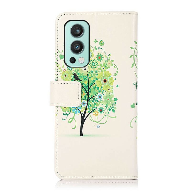 Housse OnePlus Nord 2 5G Arbre Fleuri