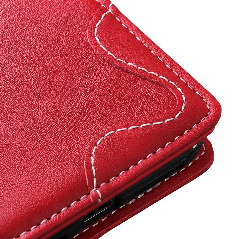 Housse OnePlus Nord 2 5G Artistique Couture Bouton