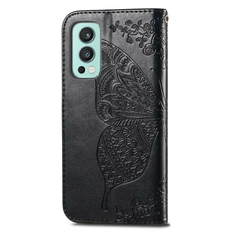 Housse OnePlus Nord 2 5G Demi Papillons