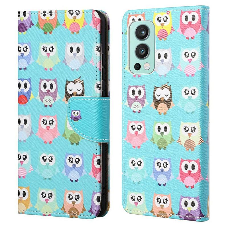 Housse OnePlus Nord 2 5G Multiples Hiboux