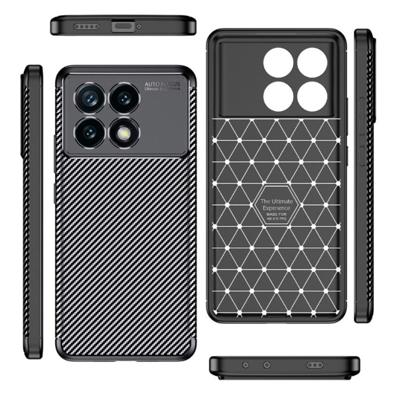 Coque Poco X6 Pro 5G Fibre de Carbone Flexible