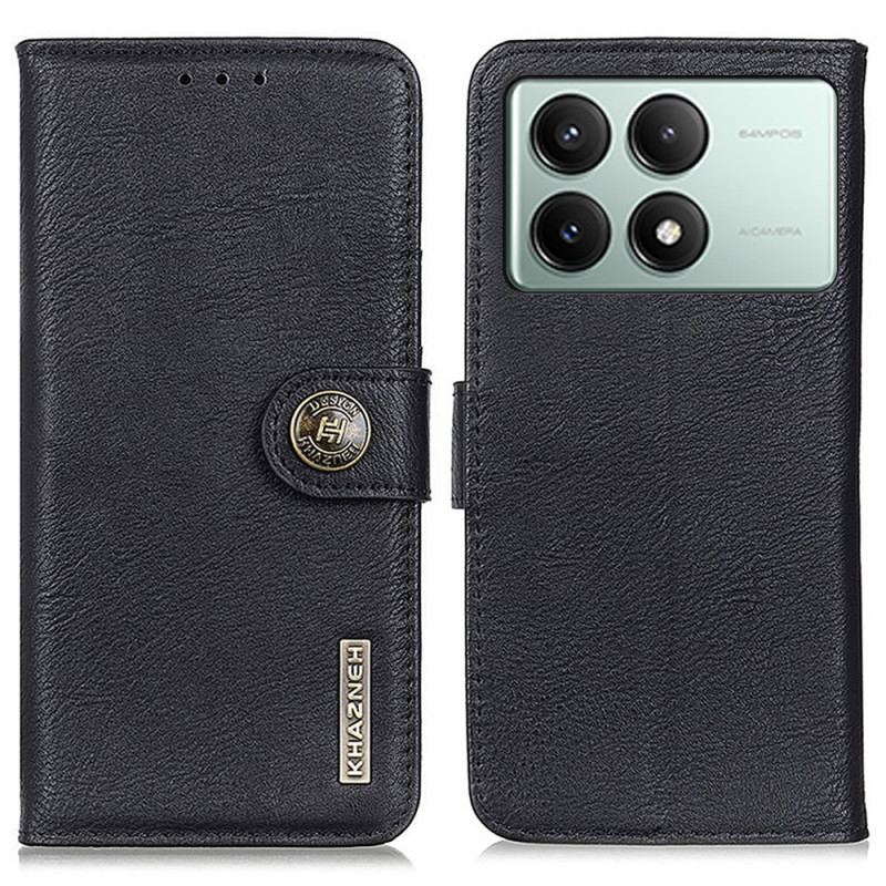 Housse Poco X6 Pro 5G Portefeuille KHAZNEH